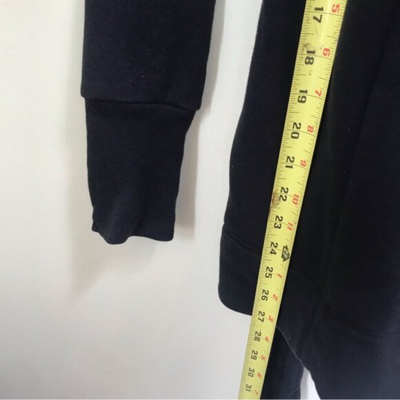 ARITZIA Community Cotton Open Hood Wrap Cardigan Oversize Jacket Sweatshirt Belt - Picture 16 of 16